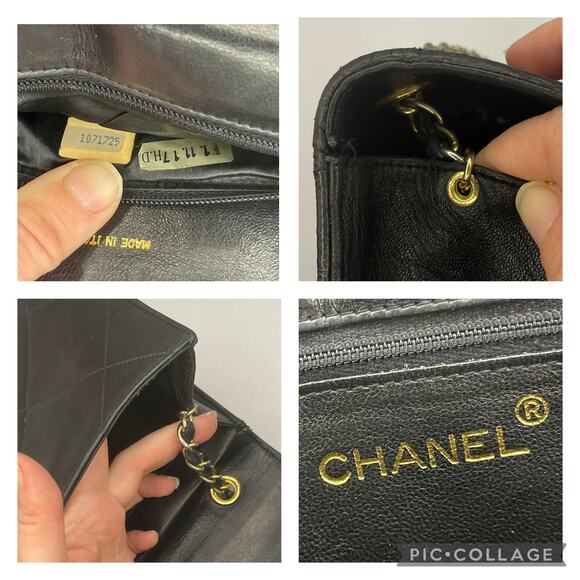 Chanel Vintage Black Quilted Lambskin 19 Flap Crossbody Long Shoulder Bag - Picture 14 of 15